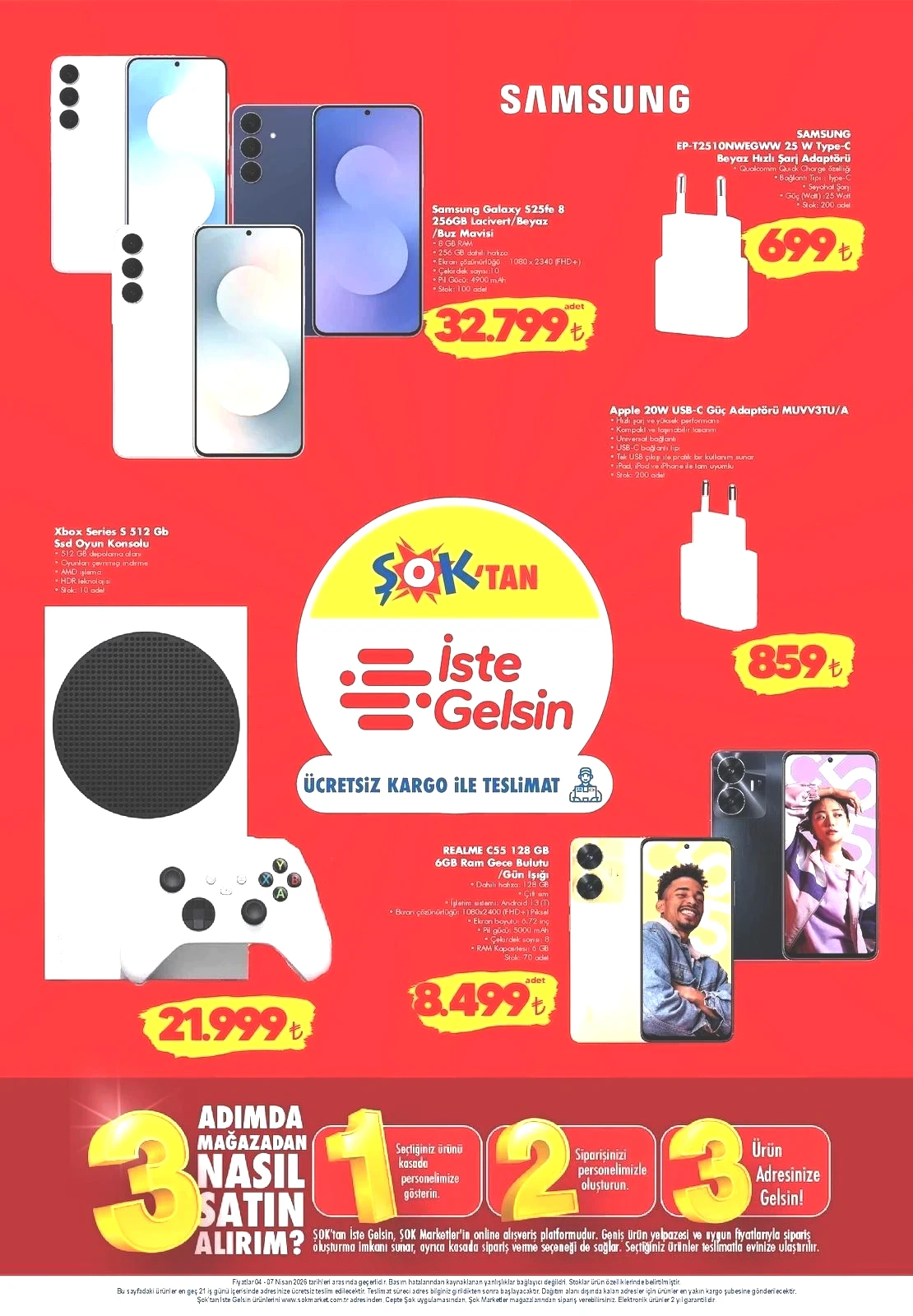 ŞOK 4-7 NİSAN AKTÜEL KATALOĞU