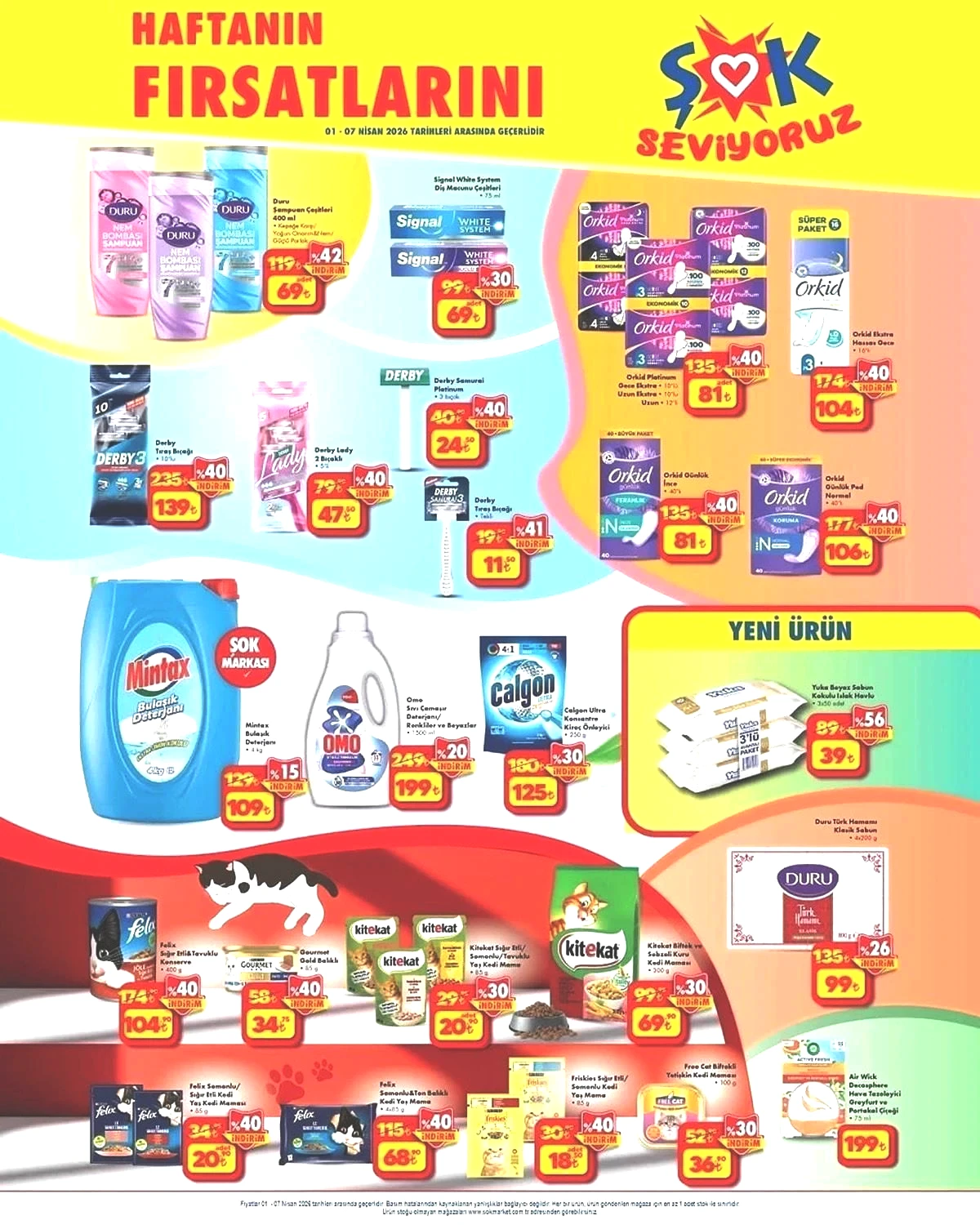 1-7 NİSAN ŞOK AKTÜEL İNDİRİMLERİ