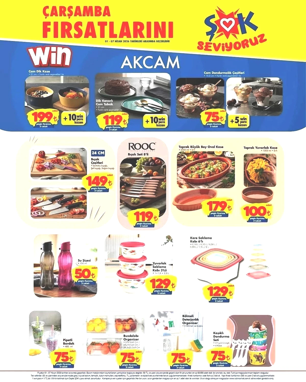 1-7 NİSAN ŞOK AKTÜEL İNDİRİMLERİ