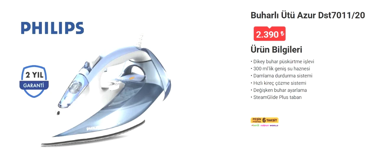 Kırışıklıklara profesyonel dokunuş: BİM’e 10 Nisan Cuma Philips Buharlı Ütü geliyor! - Sayfa 5