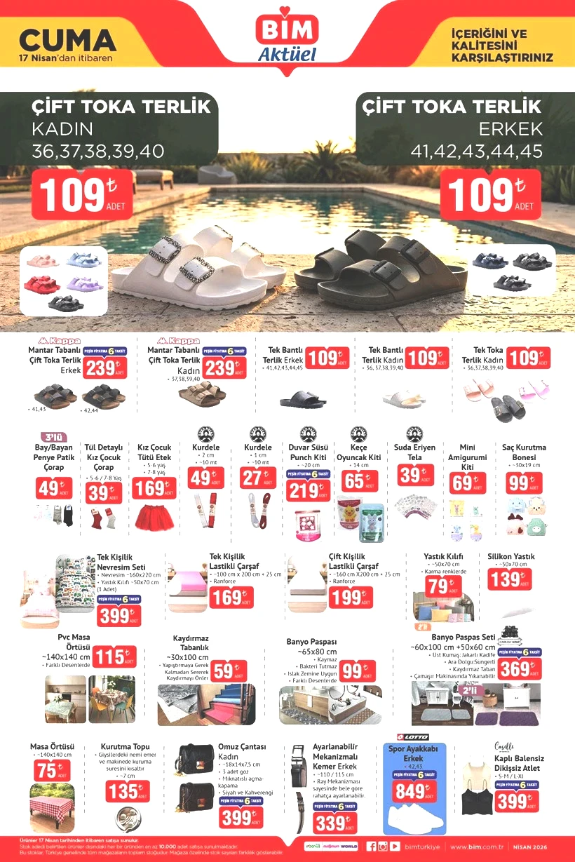 BİM 17 Nisan Cuma Aktüel Ürünler Kataloğu Satışa Çıktı! BİM'de Bu Cuma Bisiklet, Ankastre Set, Ayakkabılık, Kahve Makinesi Var - Resim : 5