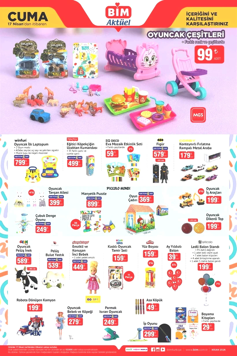 BİM 17 Nisan Cuma Aktüel Ürünler Kataloğu Satışa Çıktı! BİM'de Bu Cuma Bisiklet, Ankastre Set, Ayakkabılık, Kahve Makinesi Var - Resim : 3