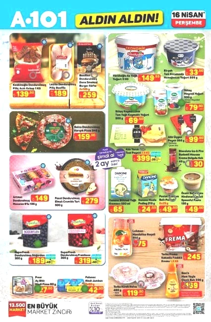 İNDİRİM A101 AKTÜEL KATALOG 16 NİSAN PERŞEMBE YENİ ÜRÜNLER: A101 Aldın Aldında bu hafta hangi ürünler var TV Box Medya Oynatıcı, Akıllı mutfak robotu, Yüksek basınçlı yıkama makinesi, Piyano, 23 Nisan ürünleri...