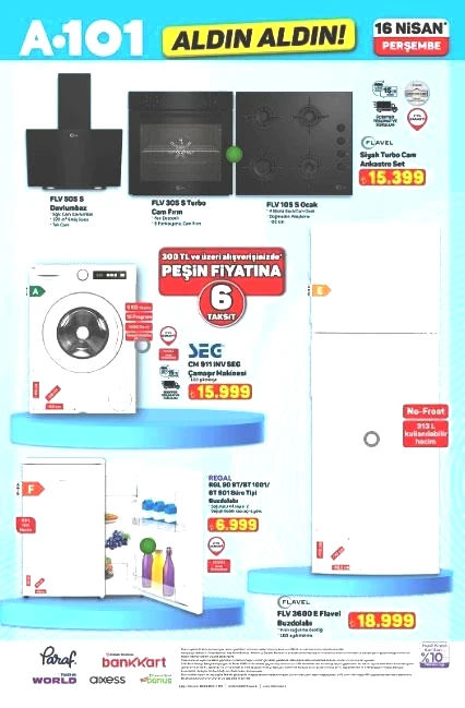 İNDİRİM A101 AKTÜEL KATALOG 16 NİSAN PERŞEMBE YENİ ÜRÜNLER: A101 Aldın Aldında bu hafta hangi ürünler var TV Box Medya Oynatıcı, Akıllı mutfak robotu, Yüksek basınçlı yıkama makinesi, Piyano, 23 Nisan ürünleri...