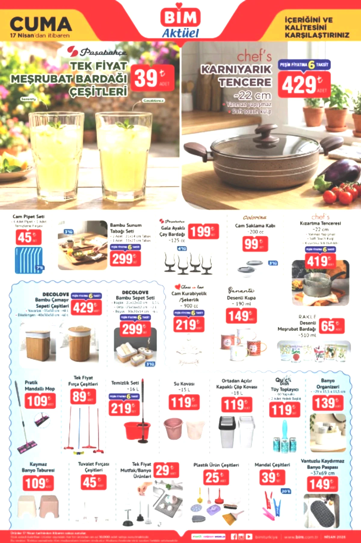 BİM e elektrikli katlanır bisiklet geliyor! 17 Nisan 2026 BİM kataloğu 6