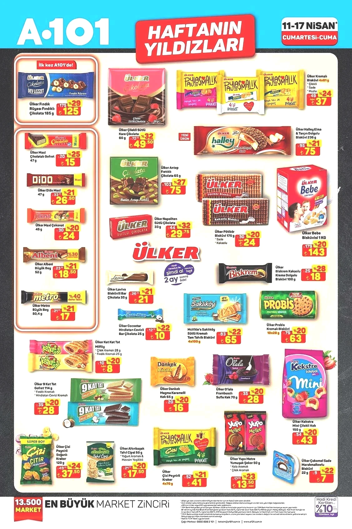 11-17 NİSAN A101 HAFTANIN YILDIZLARI