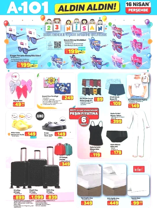 SATIŞTA A101 ALDIN ALDIN AFİŞİ BU HAFTA 16 NİSAN 2026 || A101 aktüel kataloğu Perşembe indirimleri neler, hangi ürünler var Yeni A101 broşürü ile drone, akülü araba, scooter, ışıklı paten, kamp sandalyesi, piyano geliyor...