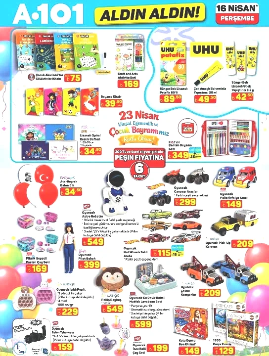 SATIŞTA A101 ALDIN ALDIN AFİŞİ BU HAFTA 16 NİSAN 2026 || A101 aktüel kataloğu Perşembe indirimleri neler, hangi ürünler var Yeni A101 broşürü ile drone, akülü araba, scooter, ışıklı paten, kamp sandalyesi, piyano geliyor...