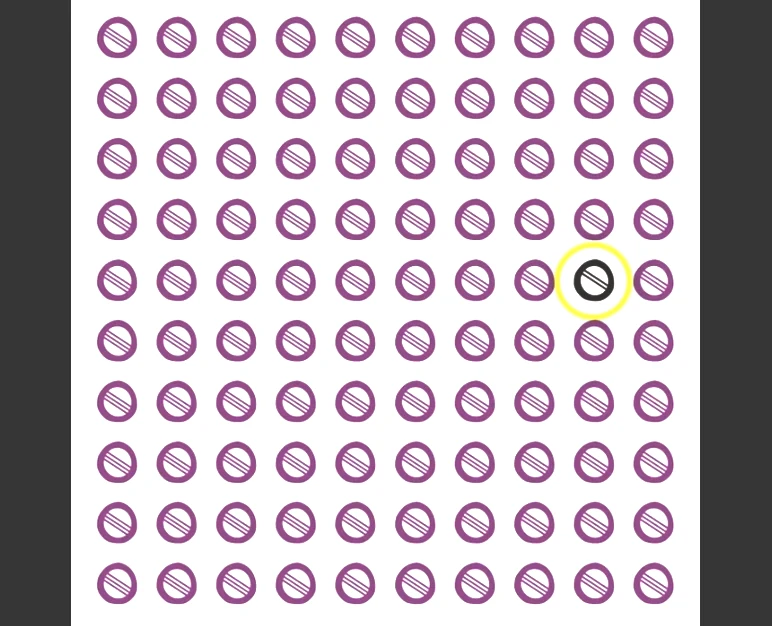 126 kişiden sadece 1'i bulabildi! Resimdeki farklı çemberi 6 saniyede bulmak için dahi olmak gerekiyor - Resim : 5