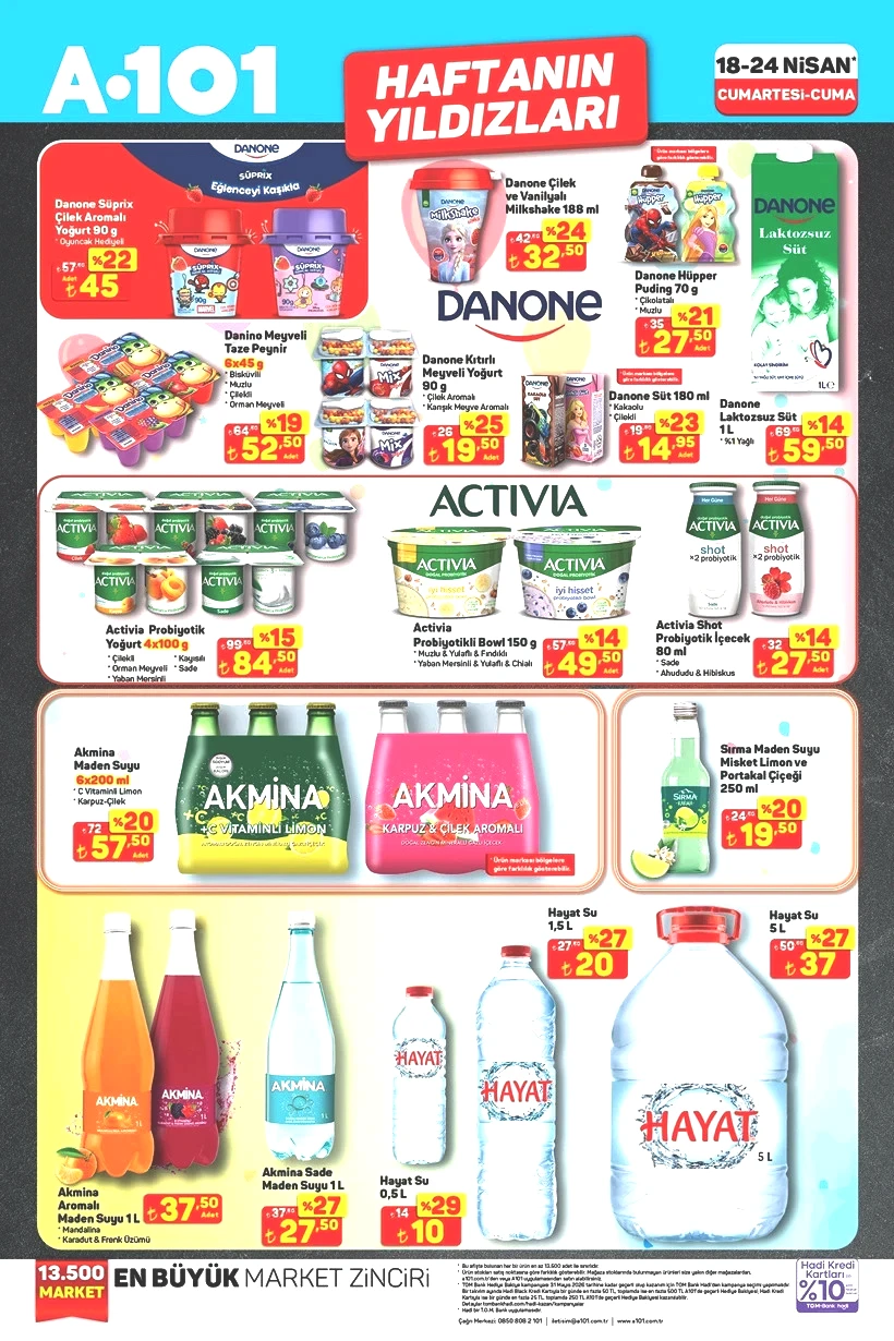 A101 18-24 NİSAN 2026 HAFTANIN YILDIZLARI || A101'de Hafta Sonu İndirim Günleri Başladı - Resim : 3