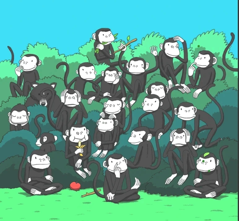 Resimde saklı ayıyı 5 saniyede bulmak için en az 130 IQ gerek - Resim : 1