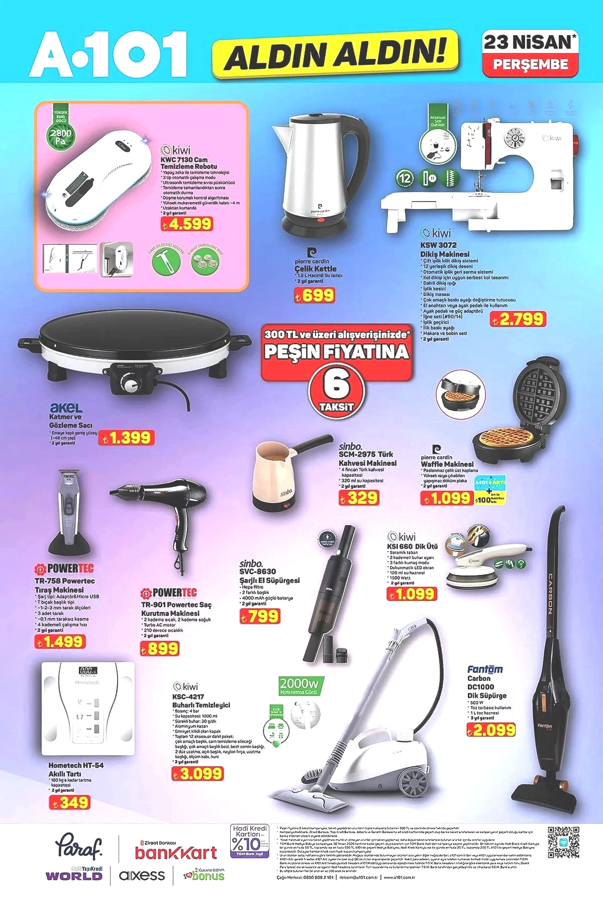 Cebinizin yeni dostu A101'de: 23 Nisan Perşembe Elektrikli Moped fırsatını kaçırmayın! - Sayfa 6