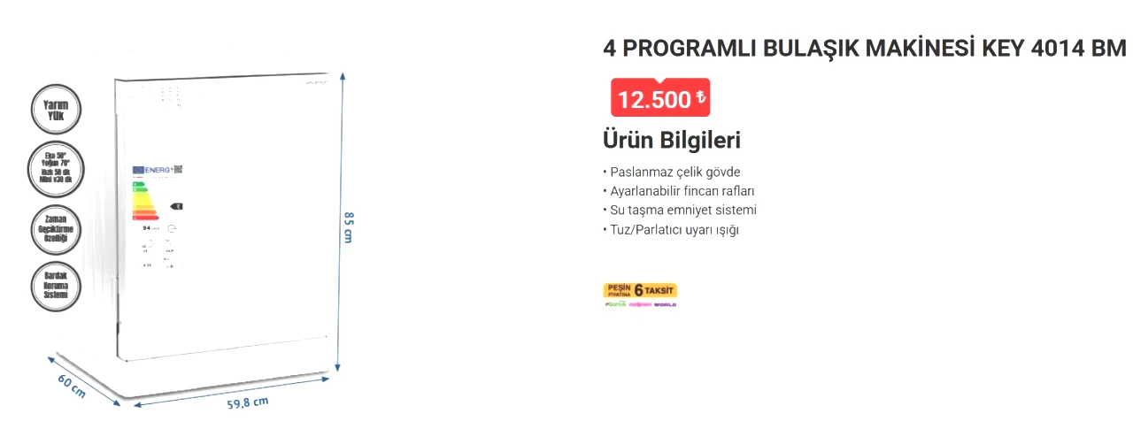 Geniş tambur, düşük enerji tüketimi: 22 Nisan Çarşamba BİM’e Çamaşır Makinesi geliyor! - Sayfa 15