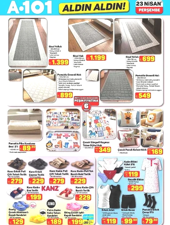 A101 AFİŞ ALDIN ALDIN ÜRÜNLERİ 23 NİSAN 2026 BU HAFTA || A101 aktüel ürünler kataloğu bu hafta neler getiriyor A101 broşürü ile manyetik blok, iç mekan LED ekran, cam temizleme robotu, su sebili, buharlı temizleyici, trambolin geliyor