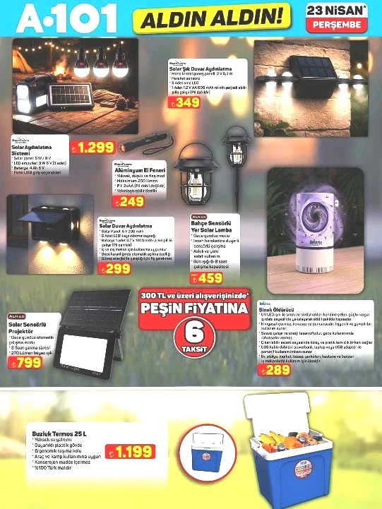 A101 AFİŞ ALDIN ALDIN ÜRÜNLERİ 23 NİSAN 2026 BU HAFTA || A101 aktüel ürünler kataloğu bu hafta neler getiriyor A101 broşürü ile manyetik blok, iç mekan LED ekran, cam temizleme robotu, su sebili, buharlı temizleyici, trambolin geliyor